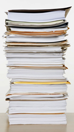 Stack of papers