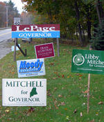 Campaign signs